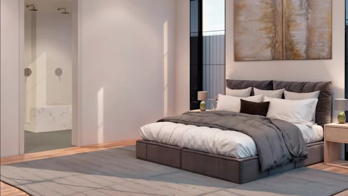 create a residential interior render