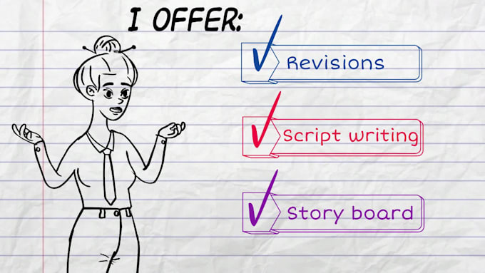 create a whiteboard 2d animation video