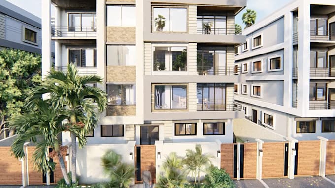create realistic 3d architectural and interior renderings