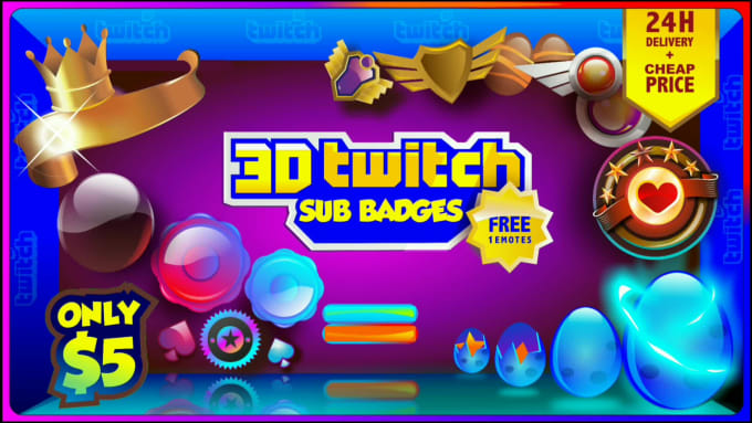 Twitch Badges/ Free Twitch Badges