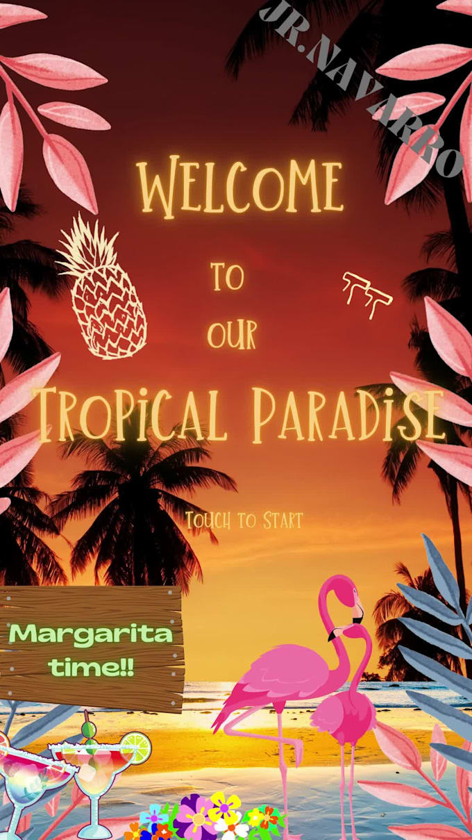 create a start screen animation for your photo booth