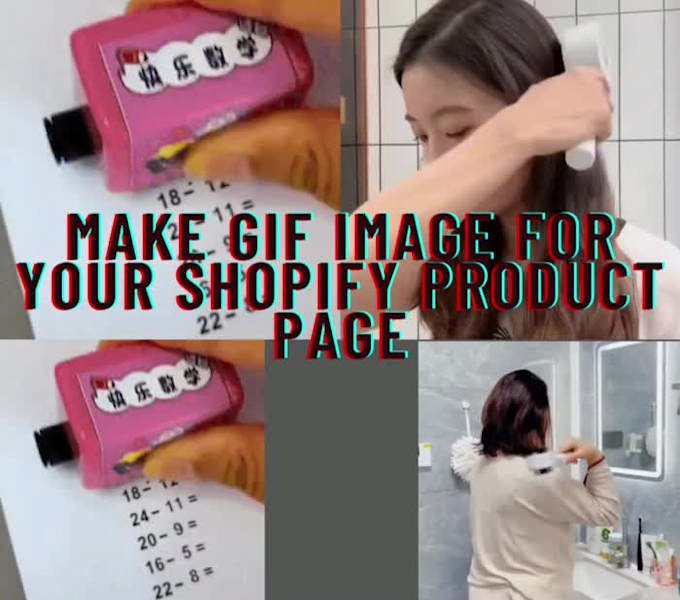 make awesome gif images for your shopify products page