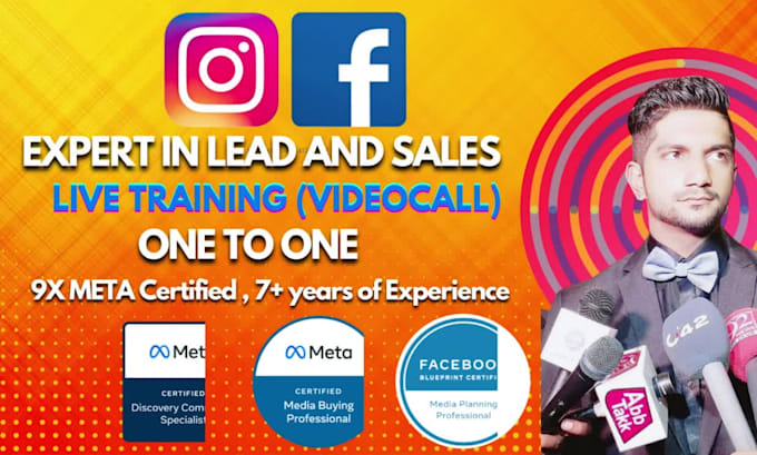 teach you facebook ads on video call one on one
