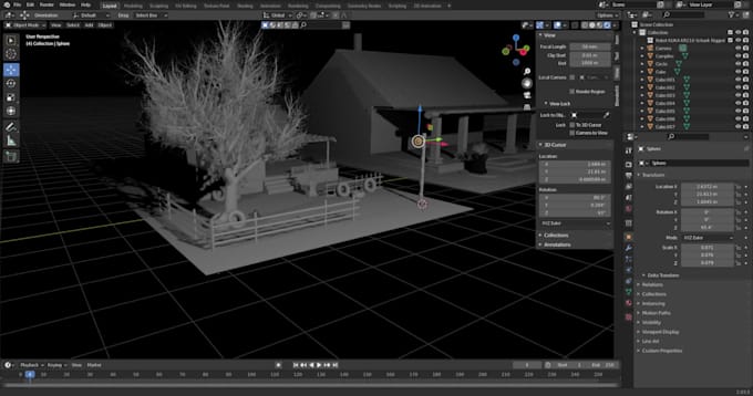 3d models and 3d drawings