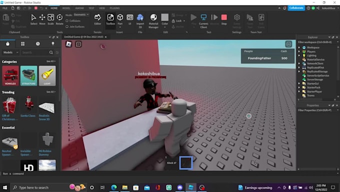 Give you my robbery system for roblox by Vodeiine | Fiverr