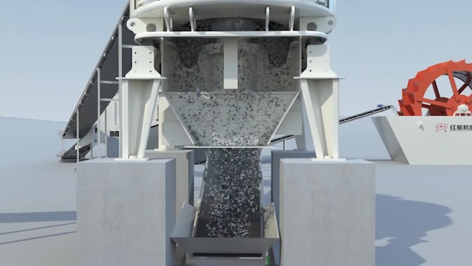 create high quality 3d industrial 3d manufacturing, 3d construction animation
