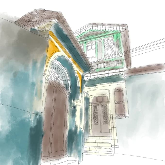 make unique artistic digital painting