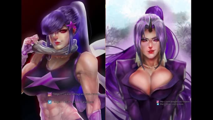 Draw nsfw or sfw anime, fan art, oc, semi realistic by Varanu | Fiverr Draw nsfw or sfw anime, fan art, oc, semi realistic by Varanu | Fiverr