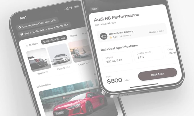 design bubble web app bubble io mobile app rental app development