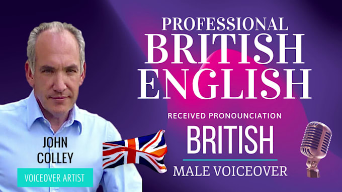 record a professional male british voice over fast