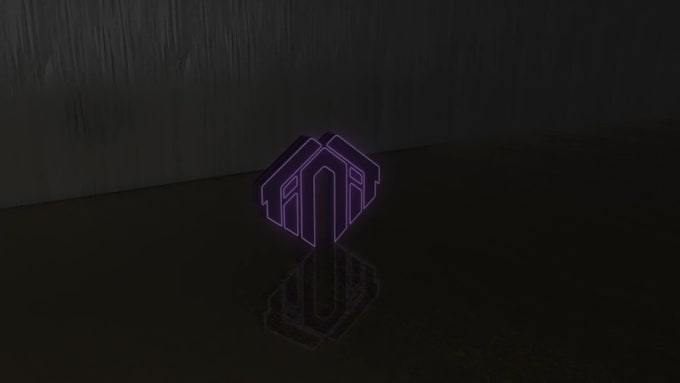 create 3d logo animation intro or outro video