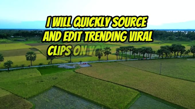 quickly source and edit trending viral clips on your demand