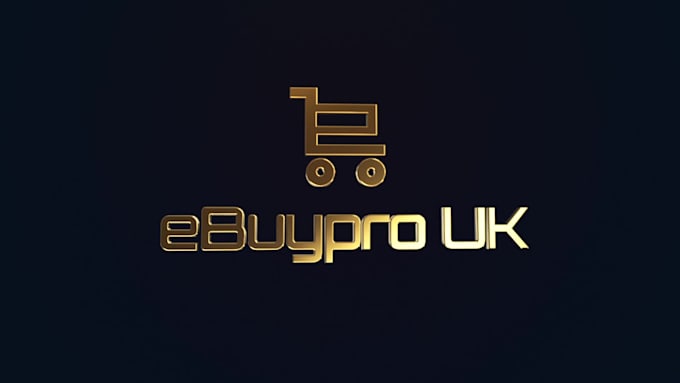 create this 3d gold logo animation