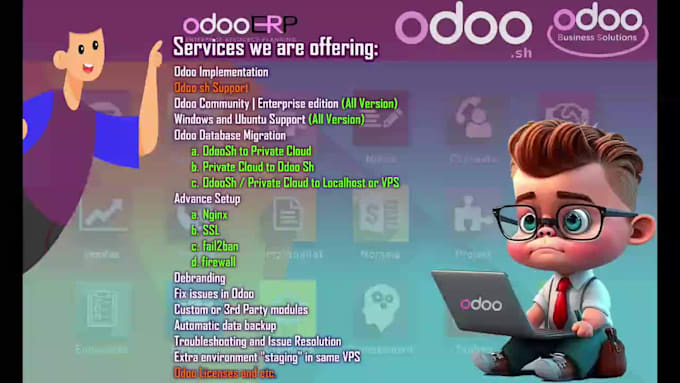 work with you as an odoo technical consultant