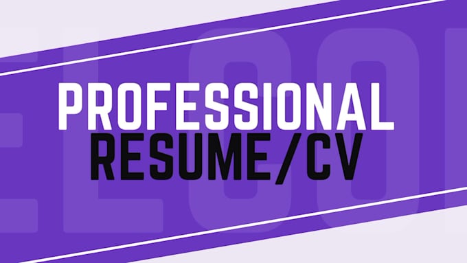 make professional cv design, resume design and expert cv maker