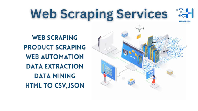 scrap data from any website for you