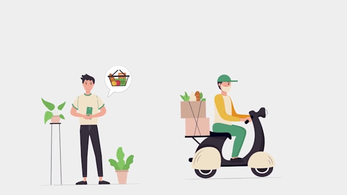 create custom 2d animated explainer video