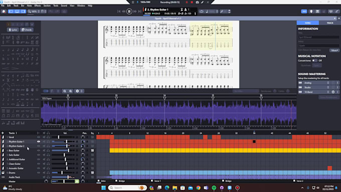 sell you high quality opeth guitar pro tabs