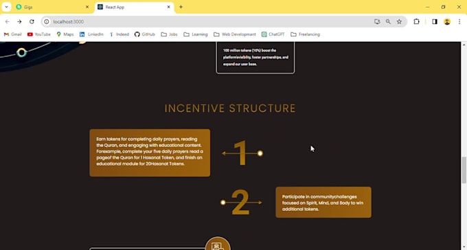 Create responsive websites in html css bootstrap javascript react ...