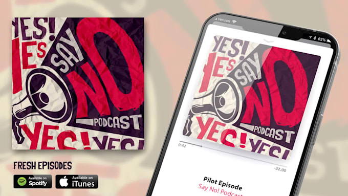 create engaging podcast artwork cover