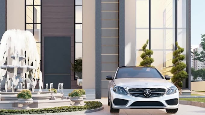 do architectural animation, 3d video rendering