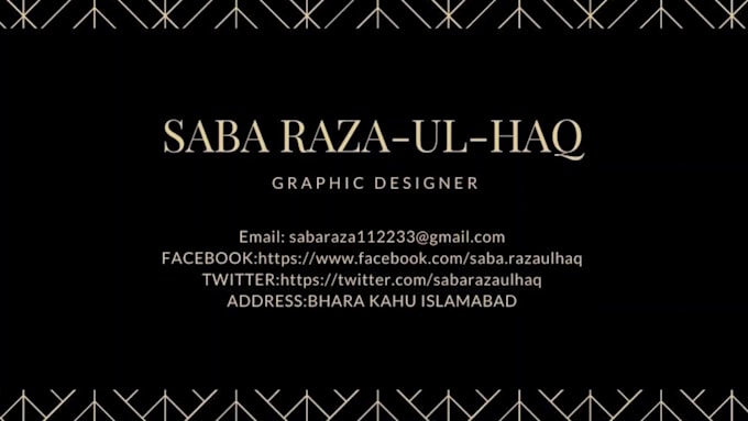 business card graphic design