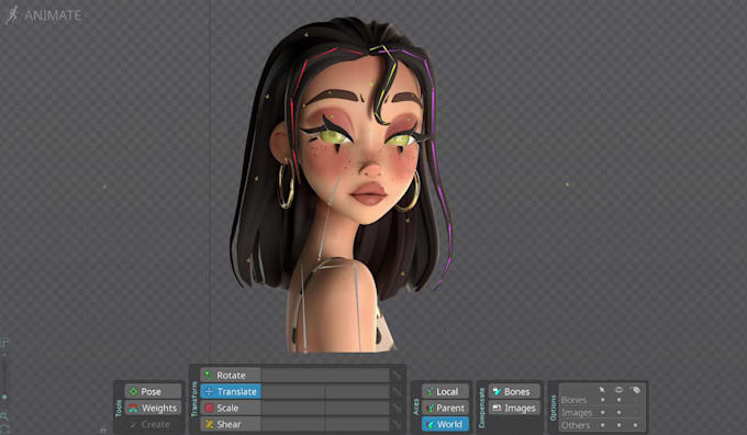 create smooth animation in spine for 2d games