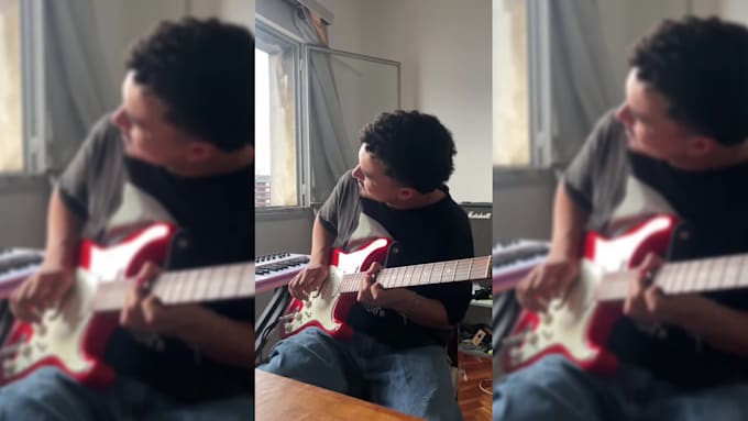 record electric guitar for your songs