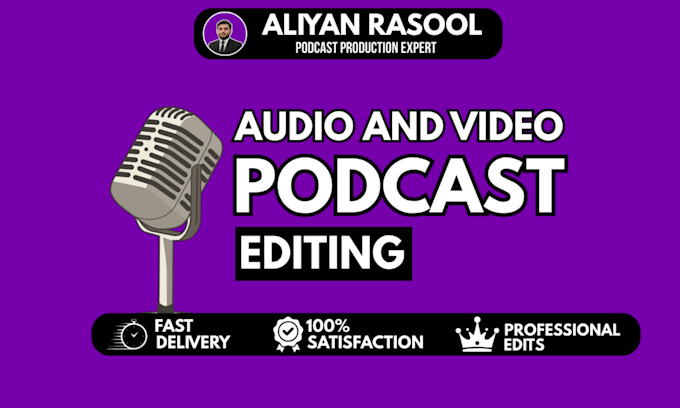 edit your podcast audio and video professionally