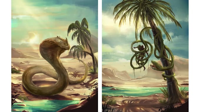 make an illustration, and concept art that you need