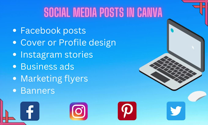 Design social media posts, banners, flyers and ads in canva by ...