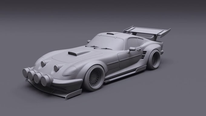 3d car modeling, car modeling, 3d car sculpting, 3d car rigging, car ...