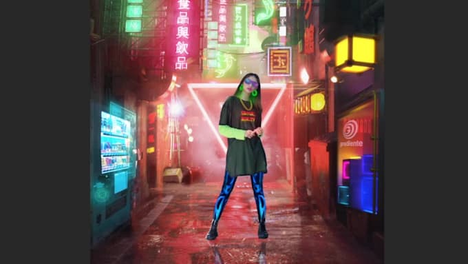 create cyberpunk image from your photo