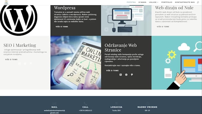 design and create a modern, responsive wordpress website