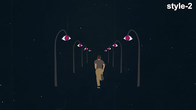 2d hand drawn unique animated music video