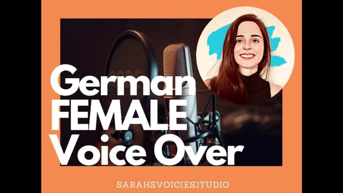 record a female german voice over in a modern charming voice