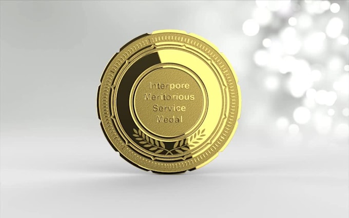 create professional coin, medal, and badge designs with realistic rendering