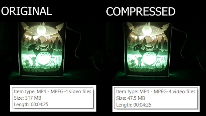 compress video file size up to 80 percent