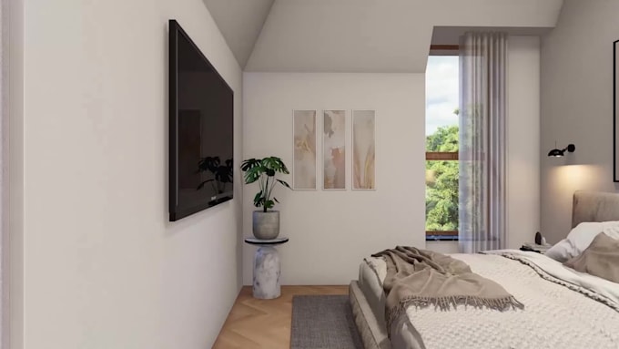 do 3d architecture walk through video