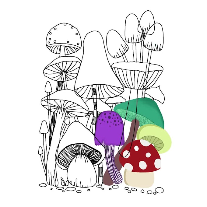create vector doodle illustration in my style