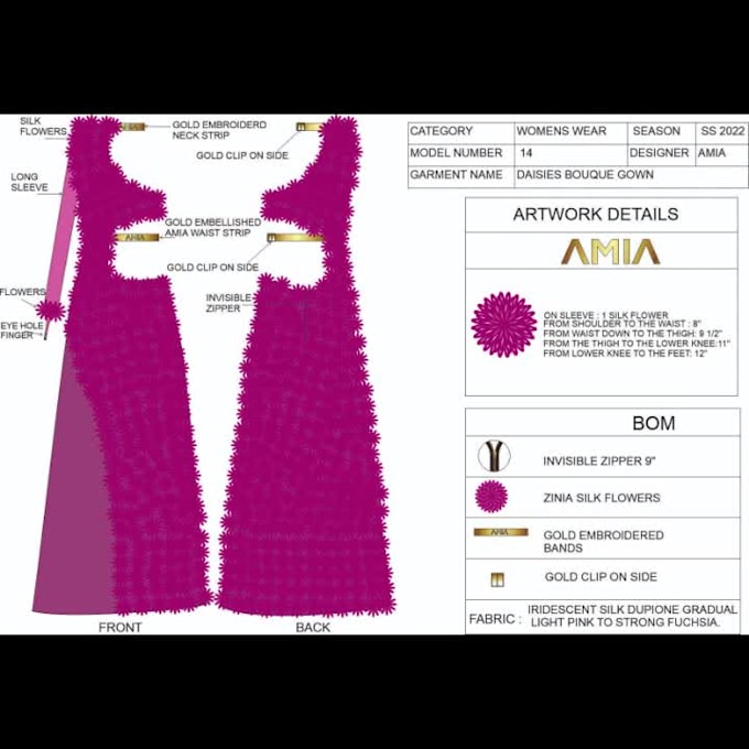 create fashion tech pack