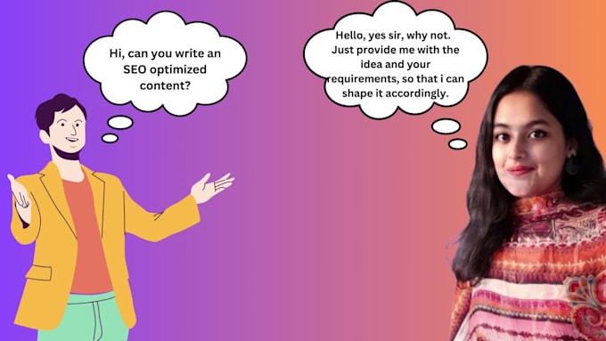 be your seo consultant and content writer