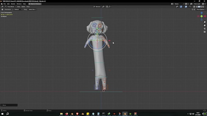 add 3d rig to your 3d character on blender 3d