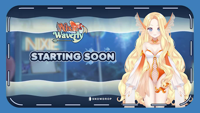 create a good overlay screen for vtuber or streamer