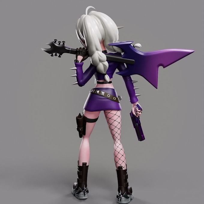 Do 3d models characters assets 3d print models by Serik3d | Fiverr
