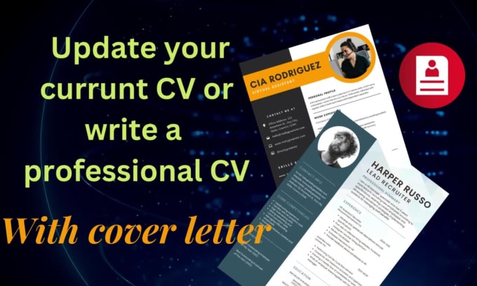 Update or write professional resume, cv and cover letters by Sahan ...