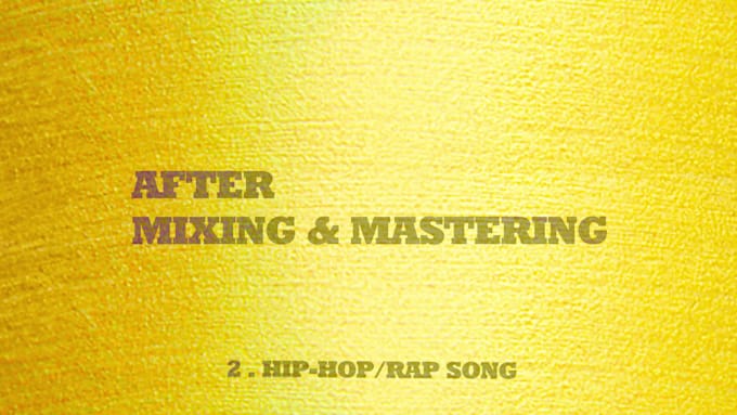 mix and master your rap, trap or ai song professionally