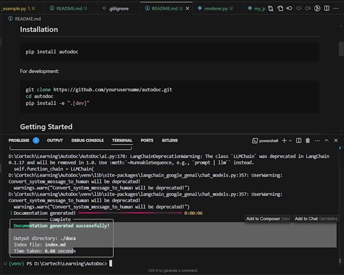 develop custom python backend with flask, django, and react