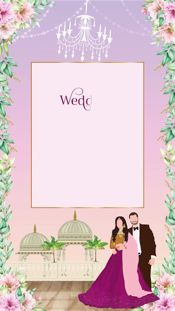 design animated digital invitation video
