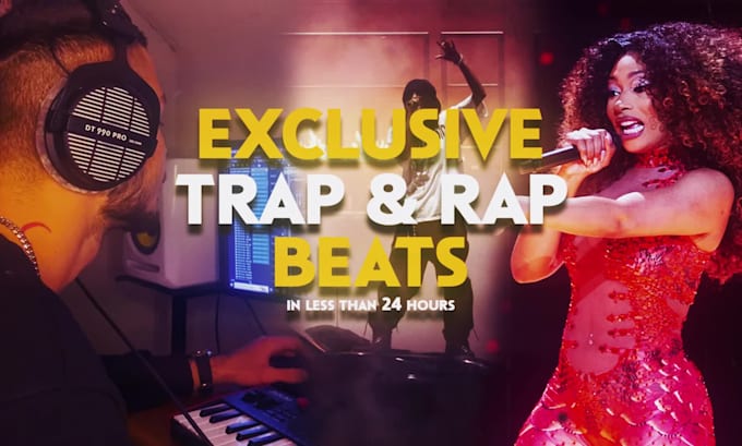 create or remake any trap beat less in than 24hrs